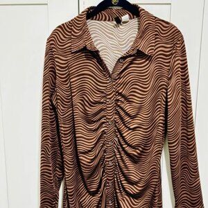 H&M women's short dress, long top, size M